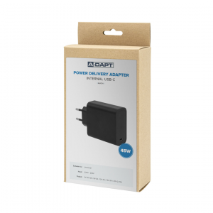 A-Dapt AUC01 Thuislader Power Delivery USB-C 45W