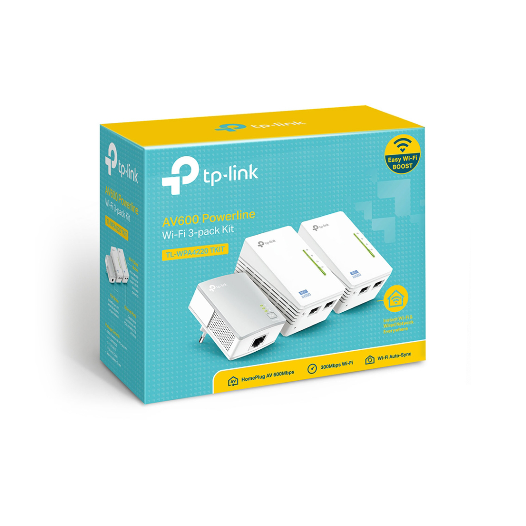 TP-LINK TL-WPA4220T KIT Netwerkrepeater Wit 10, 100 Mbit/s